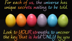 <b>Look to your strengths!</b>